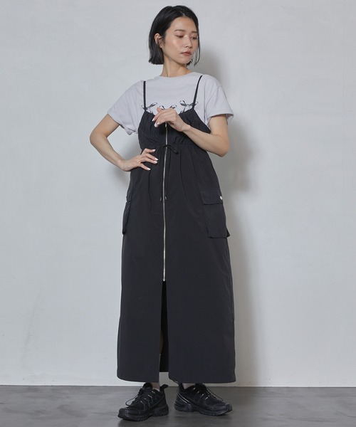 Firsthand（ファーストハンド）の「Firsthand/ファーストハンド オーガニックコットンリボンプリントTシャツ / フロントデザインTシャツ（Tシャツ/カットソー・レディース・ブラック/ホワイト/グレー/ネイビー・FREE）」の16枚目の写真