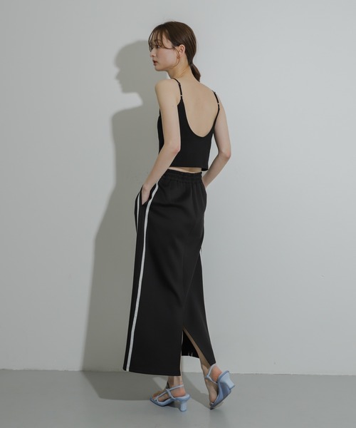 SENSE OF PLACE by URBAN RESEARCH（センスオブプレイスバイアーバンリサーチ）の「『UR TECH ひやサラクール』カップツキバックオープンキャミソール（キャミソール・レディース・ライトベージュ/ブラック/チャコールグレー・ONE）」の8枚目の写真