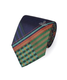 Vivienne Westwood COMBAT TARTAN シルク ネクタイ Vivienne Westwood COMBAT TARTAN シルク ネクタイ新しい