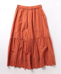 エンブロイダリーレースフレアパンツ（裏地付き）