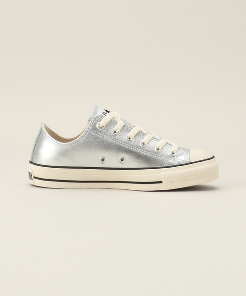 FRAMeWORK(フレームワーク)の「CONVERSE/コンバース LEATHER ALL STAR OX(スニーカー・レディース・シルバー・23.5cm/24cm/24.5cm)」の4枚目の写真