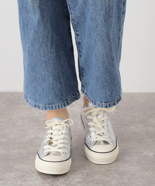FRAMeWORK(フレームワーク)の「CONVERSE/コンバース LEATHER ALL STAR OX(スニーカー・レディース・シルバー・23.5cm/24cm/24.5cm)」の12枚目の写真