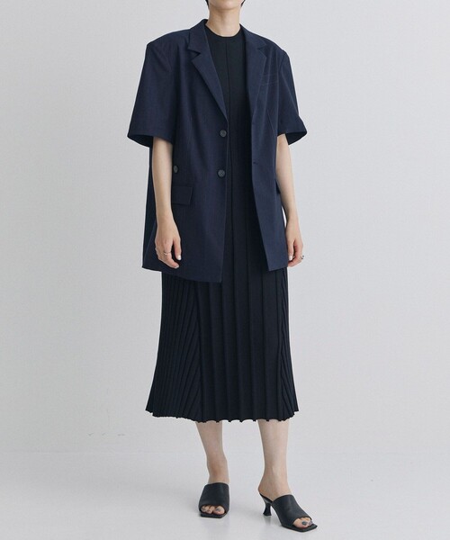 CINOH チノ STUDIOUS別注 ノースリーブニットドレス CINOH ワンピース 「CINOH/チノ」「STUDIOUS別注」NO SLEEVE