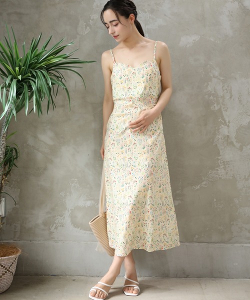 サマー柄キャミソールワンピ（ワンピース）｜aimoha（アイモハ）