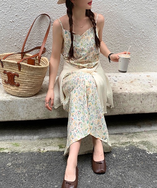 aimoha(アイモハ)の「サマー柄キャミソールワンピ (SS)(ワンピース・レディース・ベージュ・FREE)」の18枚目の写真