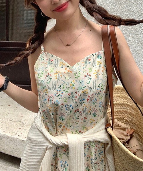 aimoha(アイモハ)の「サマー柄キャミソールワンピ (SS)(ワンピース・レディース・ベージュ・FREE)」の19枚目の写真
