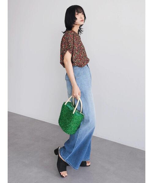 Green　Parks（グリーンパークス）の「I　アソート柄さらっとレーヨンブラウス（シャツ/ブラウス・レディース・イエロー系その他/ブラック系その他/ブルー系その他3/オフホワイト・FREE）」の15枚目の写真