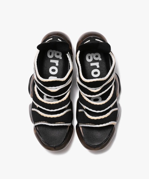 grounds(グラウンズ)の「【grounds】 MOOPIE PSICHID(サンダル・メンズ・ブラック・38/39/42/43/37)」の5枚目の写真