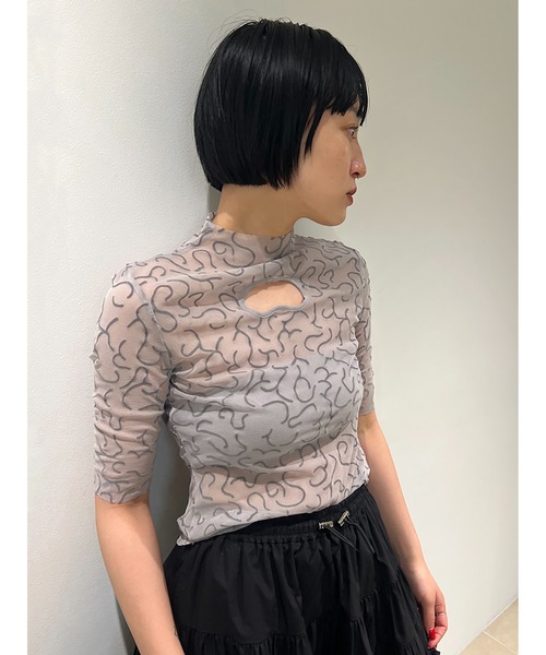 SORIN（ソリン　）の「BRAIN Half Sleeve Top（Tシャツ/カットソー・レディース・レッド/グレー/ライトピンク・38）」の18枚目の写真