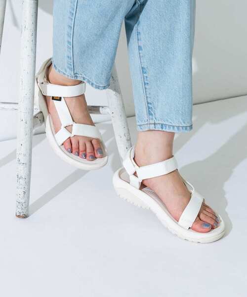Teva(テバ)の「Teva W HURRICANE XLT2(サンダル・レディース・ホワイト/ブラック/ベージュ・23/24)」の10枚目の写真