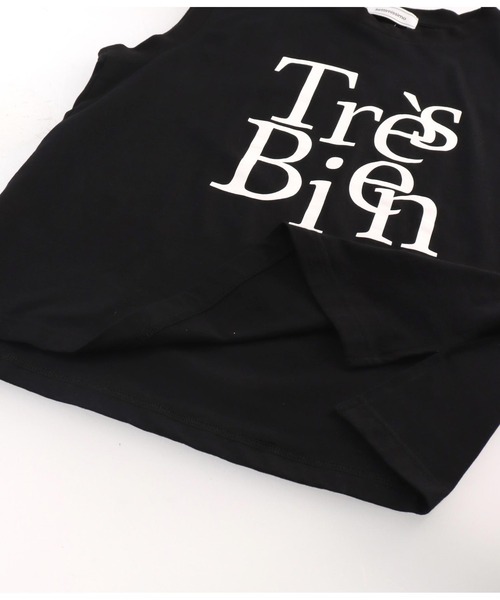 Settimissimo（セッティミッシモ）の「ロゴプリント ノースリーブ プルオーバー（Tシャツ/カットソー・レディース・オフホワイト/ブラック・FREE）」の20枚目の写真