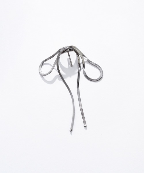 GOLDY（ゴールディ）の「メタル コード リボン ヘアカフ（ヘアゴム・レディース・ゴールド/シルバー/ブラック・FREE）」の8枚目の写真