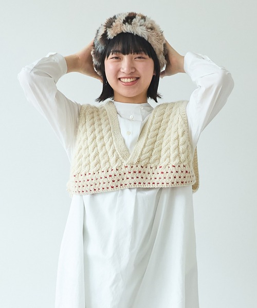 bulle de savon（ビュルデサボン）の「ネパールハンドニット アラン