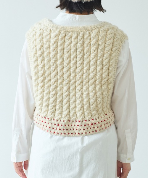 bulle de savon（ビュルデサボン）の「ネパールハンドニット アラン