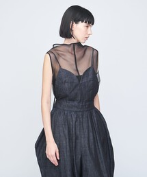 AEWEN MATOPH | ＜AEWEN MATOPH＞オーガンジー ハイネック ノースリーブ(シャツ/ブラウス)