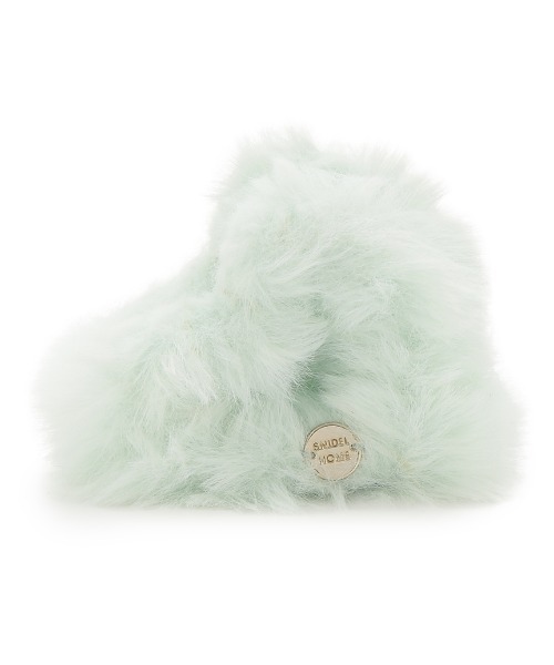 SNIDEL HOME(スナイデルホーム)の「ファーハートバンス(バレッタ/ヘアクリップ・レディース・ミント/ベージュ/ホワイト/ピンク・FREE)」の3枚目の写真