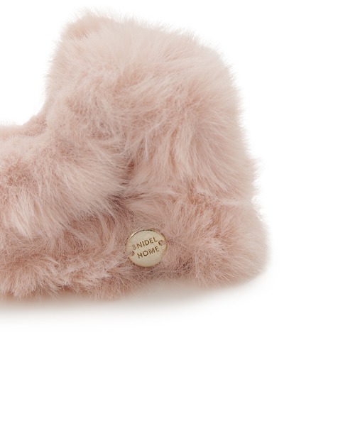 SNIDEL HOME(スナイデルホーム)の「ファーハートバンス(バレッタ/ヘアクリップ・レディース・ミント/ベージュ/ホワイト/ピンク・FREE)」の11枚目の写真