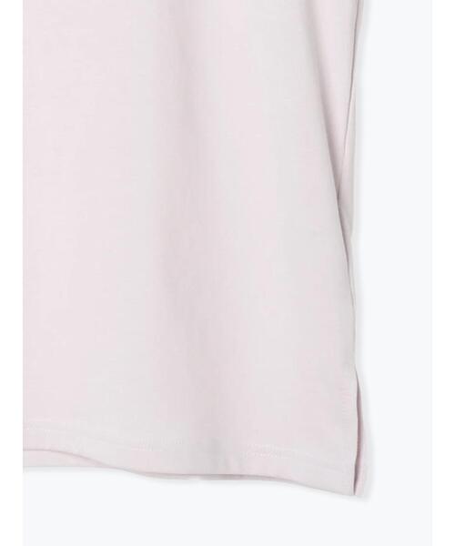 Te chichi TERRASSE（テチチテラス）の「【抗菌防臭】ロゴプリントノースリーブトップス（Tシャツ/カットソー・レディース・チャコールグレー/グレー/オフホワイト・F）」の6枚目の写真