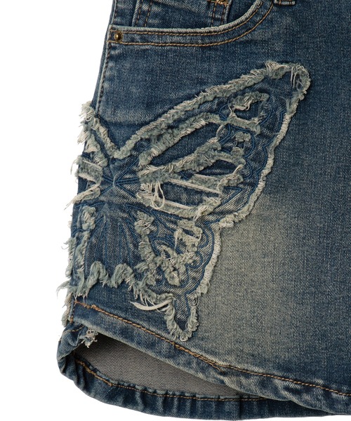 dispark（ディスパーク）の「DISPARK/バタフライデニムスカパン（デニムスカート・レディース・ブルー系1・FREE）」の10枚目の写真