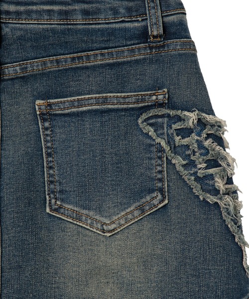 dispark（ディスパーク）の「DISPARK/バタフライデニムスカパン（デニムスカート・レディース・ブルー系1・FREE）」の9枚目の写真