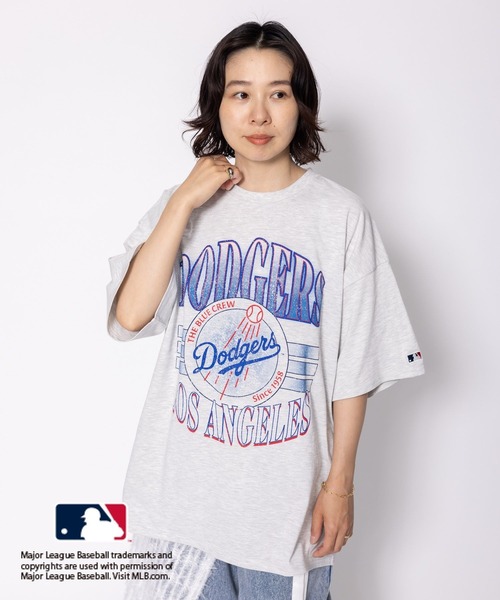 LEPSIM(レプシィム)の「MLB プリントBIGTシャツ 127579(Tシャツ/カットソー・レディース・ライトグレー/オフホワイト/ネイビー・FREE)」の21枚目の写真