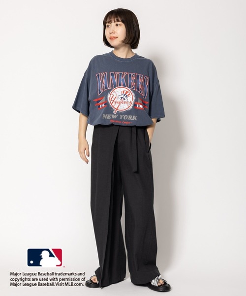 LEPSIM(レプシィム)の「MLB プリントBIGTシャツ 127579(Tシャツ/カットソー・レディース・ライトグレー/オフホワイト/ネイビー・FREE)」の18枚目の写真