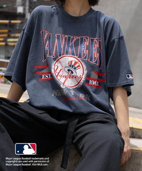 LEPSIM(レプシィム)の「MLB プリントBIGTシャツ 127579(Tシャツ/カットソー・レディース・ライトグレー/オフホワイト/ネイビー・FREE)」の20枚目の写真