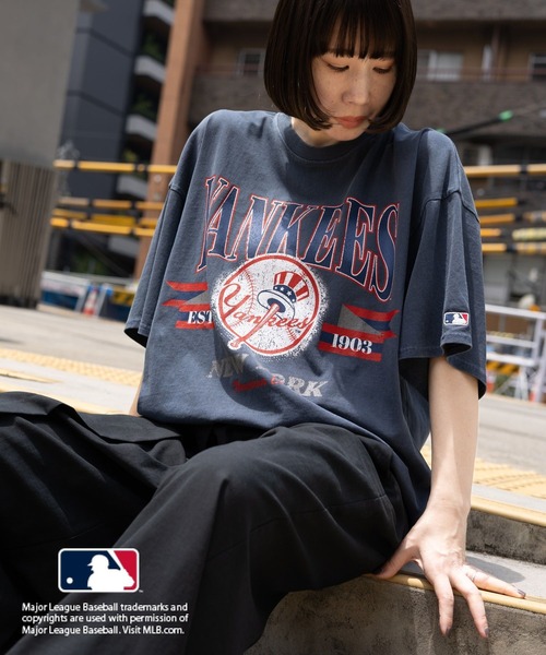 LEPSIM(レプシィム)の「MLB プリントBIGTシャツ 127579(Tシャツ/カットソー・レディース・ライトグレー/オフホワイト/ネイビー・FREE)」の13枚目の写真