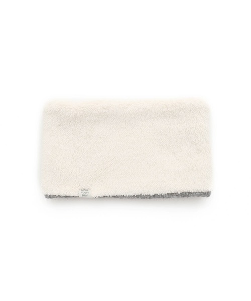 MAKE YOUR DAY（メイクユアデイ）の「リバーシブルネックウォーマー（ネックウォーマー/スヌード・キッズ・グレー/ブラック/アイボリー/ブラウン・FREE）」の13枚目の写真