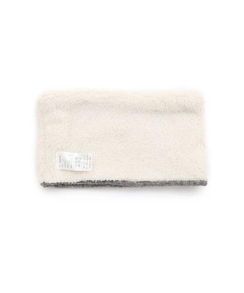 MAKE YOUR DAY（メイクユアデイ）の「リバーシブルネックウォーマー（ネックウォーマー/スヌード・キッズ・グレー/ブラック/アイボリー/ブラウン・FREE）」の14枚目の写真