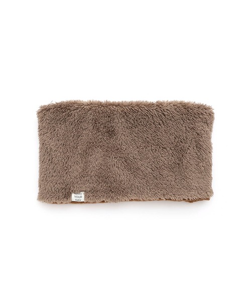 MAKE YOUR DAY（メイクユアデイ）の「リバーシブルネックウォーマー（ネックウォーマー/スヌード・キッズ・グレー/ブラック/アイボリー/ブラウン・FREE）」の16枚目の写真