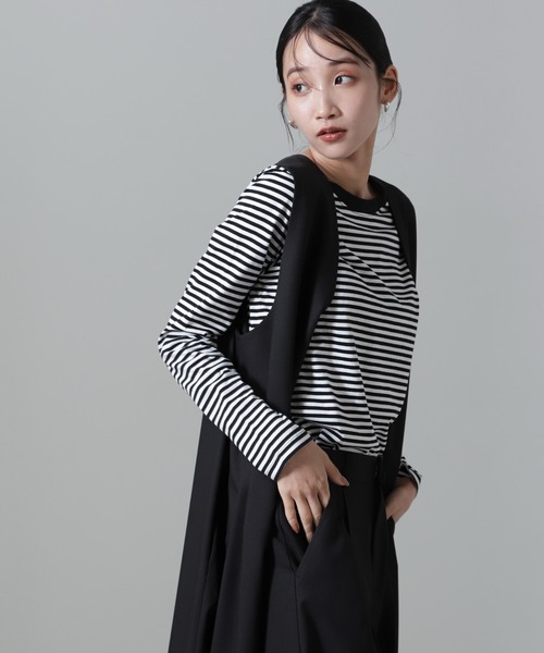 ネイバーフッド　ボーダーロングスリーブＴ NANO universe（ナノユニバース）の「ボーダーロングスリーブTシャツ