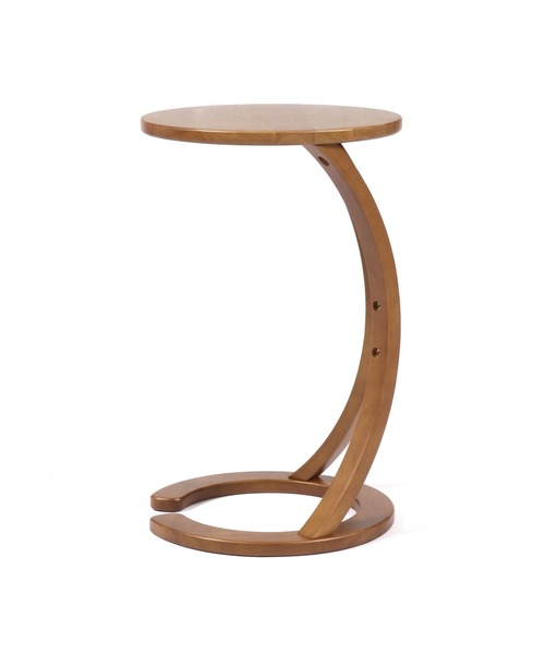 daily CLIP】無垢のラウンドサイドテーブル（家具）｜studio CLIP