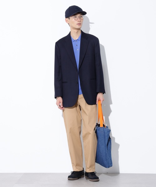 Apo(s)ture(アポスチャー)の「JOHAN-001/チノテーパードパンツ(チノパンツ・メンズ・ベージュ/ネイビー/カーキ/ブラック・XS/S/M/L/XL)」の7枚目の写真