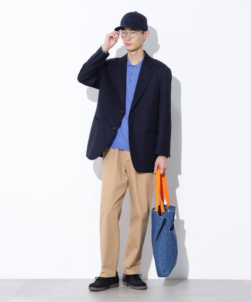 Apo(s)ture(アポスチャー)の「JOHAN-001/チノテーパードパンツ(チノパンツ・メンズ・ベージュ/ネイビー/カーキ/ブラック・XS/S/M/L/XL)」の8枚目の写真