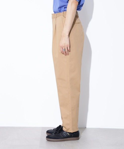 Apo(s)ture(アポスチャー)の「JOHAN-001/チノテーパードパンツ(チノパンツ・メンズ・ベージュ/ネイビー/カーキ/ブラック・XS/S/M/L/XL)」の13枚目の写真