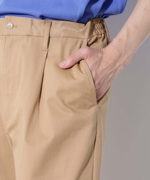 Apo(s)ture(アポスチャー)の「JOHAN-001/チノテーパードパンツ(チノパンツ・メンズ・ベージュ/ネイビー/カーキ/ブラック・XS/S/M/L/XL)」の15枚目の写真