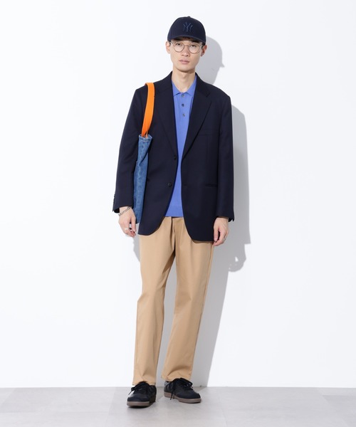 Apo(s)ture(アポスチャー)の「JOHAN-001/チノテーパードパンツ(チノパンツ・メンズ・ベージュ/ネイビー/カーキ/ブラック・XS/S/M/L/XL)」の9枚目の写真