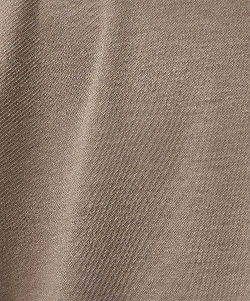 ABAHOUSE(アバハウス)の「【ドローコード】Wシルケット ドレープ Tシャツ / オーバーサイズ(Tシャツ/カットソー・メンズ・ブラック/ホワイト/モカ/レモンイエロー・46/48)」の16枚目の写真
