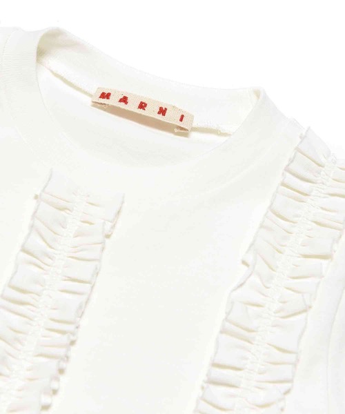 セール】MARNI（マルニ）Kids & Junior フリル半袖Tシャツ