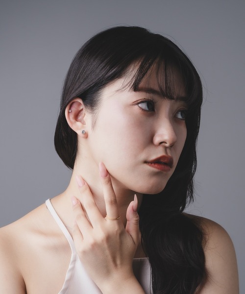 金属アレルギー対応】Os -オズ- ジルコニア ピアスセット サージカル