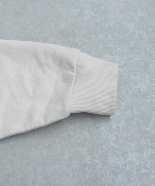 刺繍裏毛長袖プルオーバー（スウェット）｜antiqua（アンティカ）