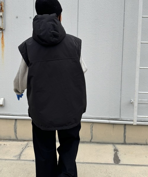 CANAL JEAN(キャナルジーン)の「SUPERTHANKS マウンテンパーカー(マウンテンパーカー・レディース・ブラック/クリーム・SMALL)」の13枚目の写真