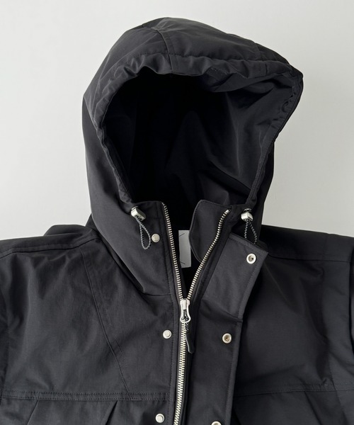 CANAL JEAN(キャナルジーン)の「SUPERTHANKS マウンテンパーカー(マウンテンパーカー・レディース・ブラック/クリーム・SMALL)」の22枚目の写真