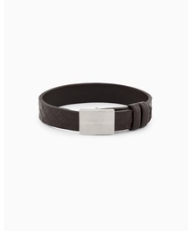 EMPORIO ARMANI | 【エンポリオ アルマーニ】ストラップブレスレット ブラウンレザー(ブレスレット)