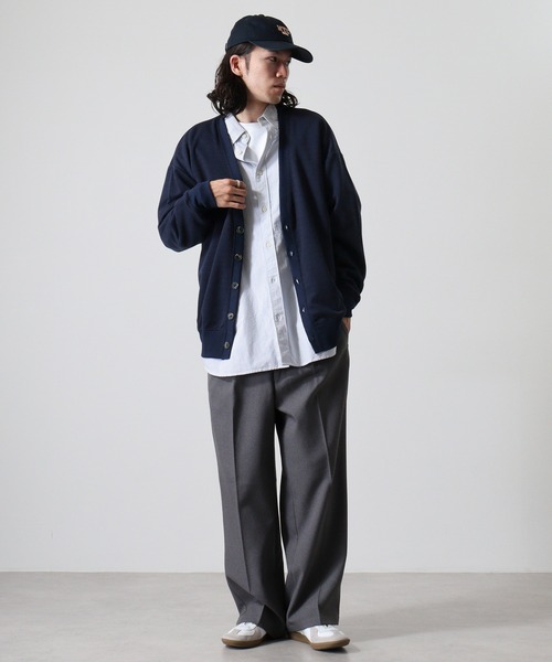 FUNALIVE（ファンアライブ）の「Simple plain cardigan / シンプル無地カーディガン unisex（カーディガン/ボレロ・メンズ・ブラック/杢グレー/ベージュ/ネイビー・XL/M/L）」の16枚目の写真