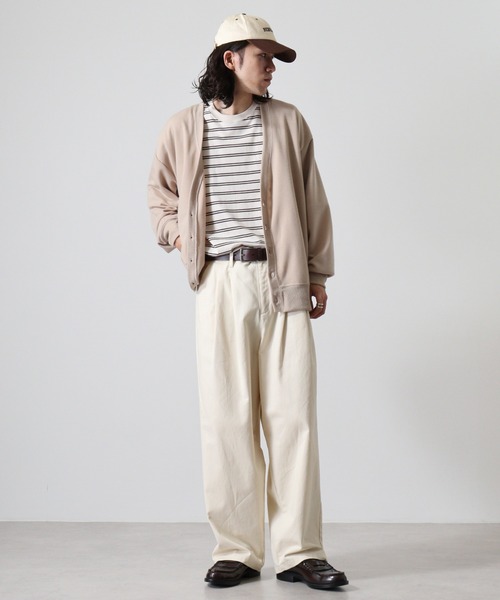 FUNALIVE（ファンアライブ）の「Simple plain cardigan / シンプル無地カーディガン unisex（カーディガン/ボレロ・メンズ・ブラック/杢グレー/ベージュ/ネイビー・XL/M/L）」の11枚目の写真