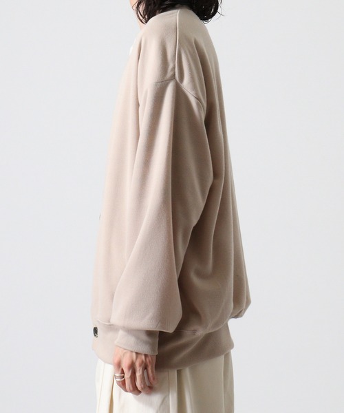 FUNALIVE（ファンアライブ）の「Simple plain cardigan / シンプル無地カーディガン unisex（カーディガン/ボレロ・メンズ・ブラック/杢グレー/ベージュ/ネイビー・XL/M/L）」の19枚目の写真