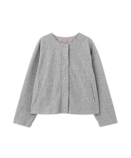 N.（N. Natural Beauty Basic）（エヌエヌナチュラルビューティーベーシック）の「起毛ニットソーカーディガン（カーディガン/ボレロ・レディース・ネイビー/グレー・MEDIUM）」の7枚目の写真