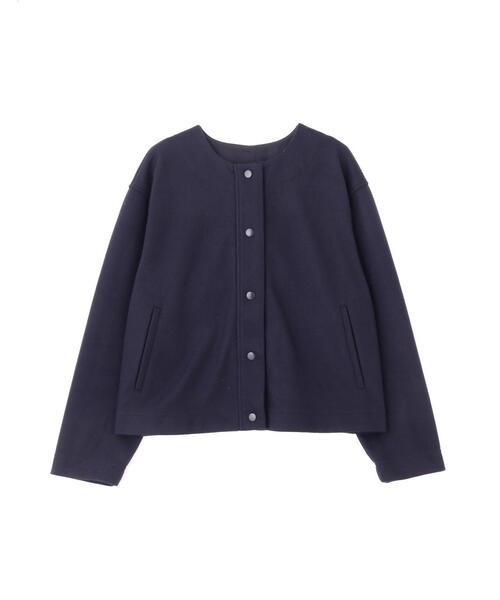 N.（N. Natural Beauty Basic）（エヌエヌナチュラルビューティーベーシック）の「起毛ニットソーカーディガン（カーディガン/ボレロ・レディース・ネイビー/グレー・MEDIUM）」の15枚目の写真